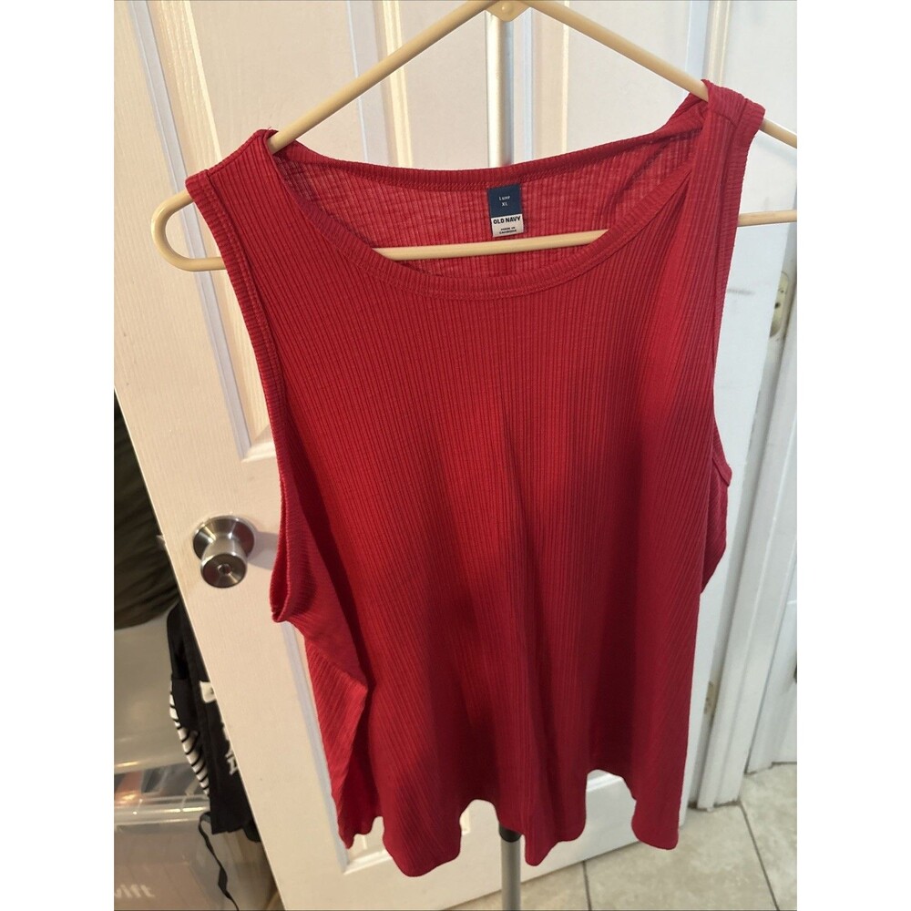 Old Navy Women's Red Tank Top size X-Large